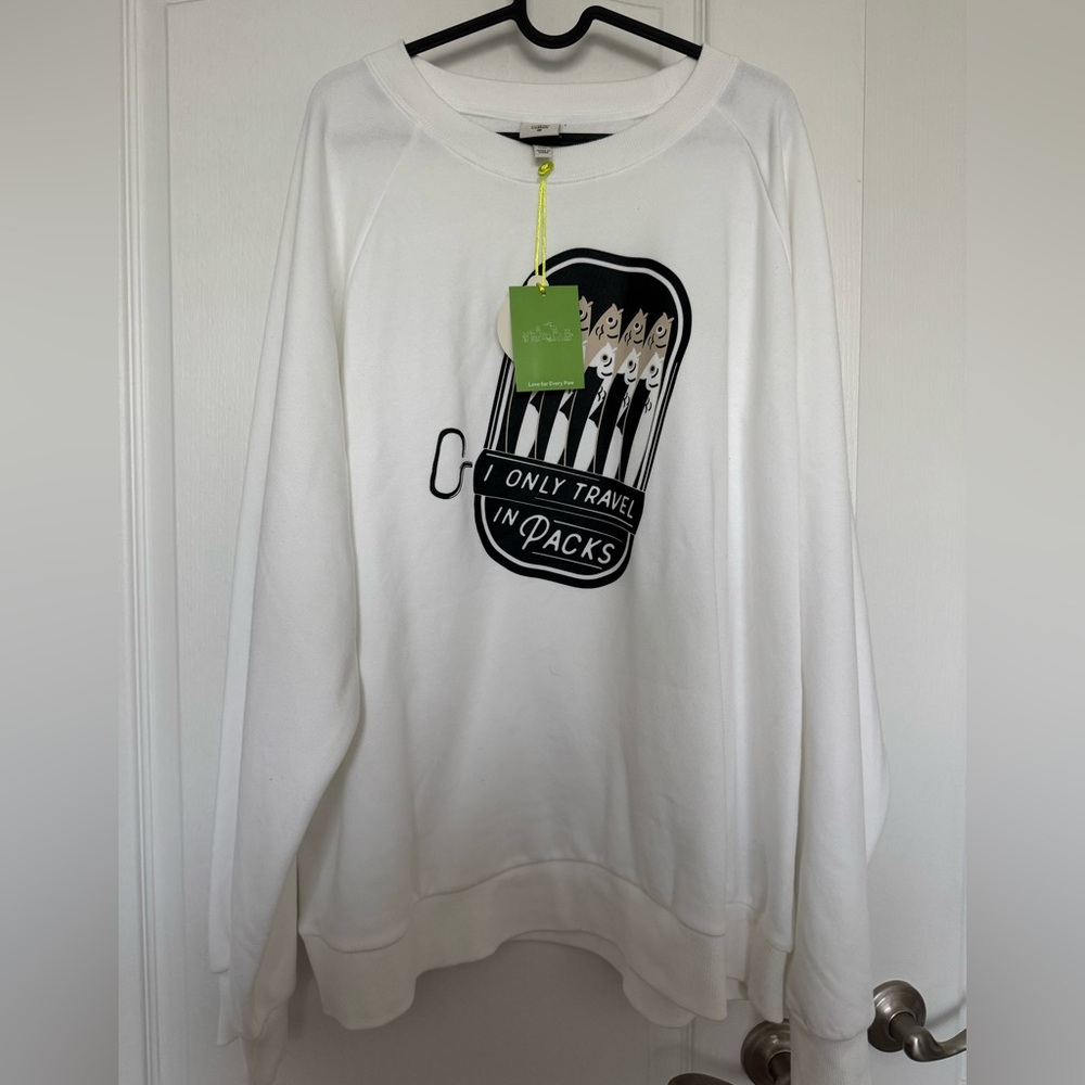 UNISEX NWT Cuddle Collab Sardine Sweater size XXL